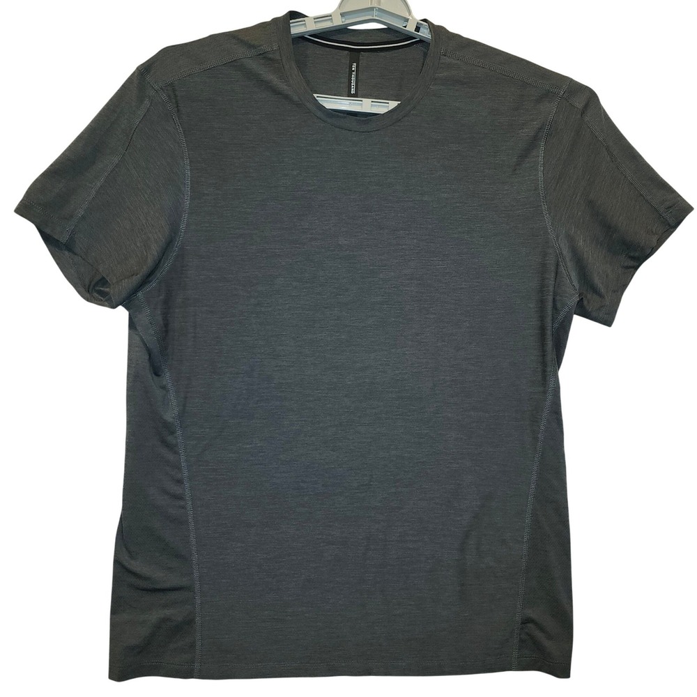 Ten Thousand Versatile Shirt Mens Large Gray Training Top TTKT009 Mesh Tee